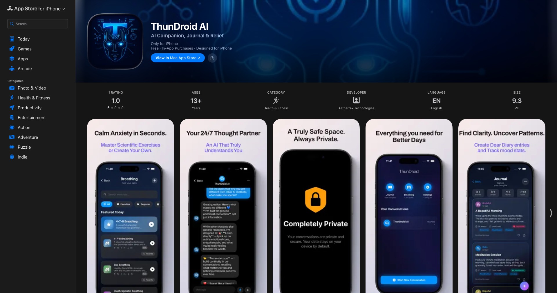 ThunDroid AI Screenshot
