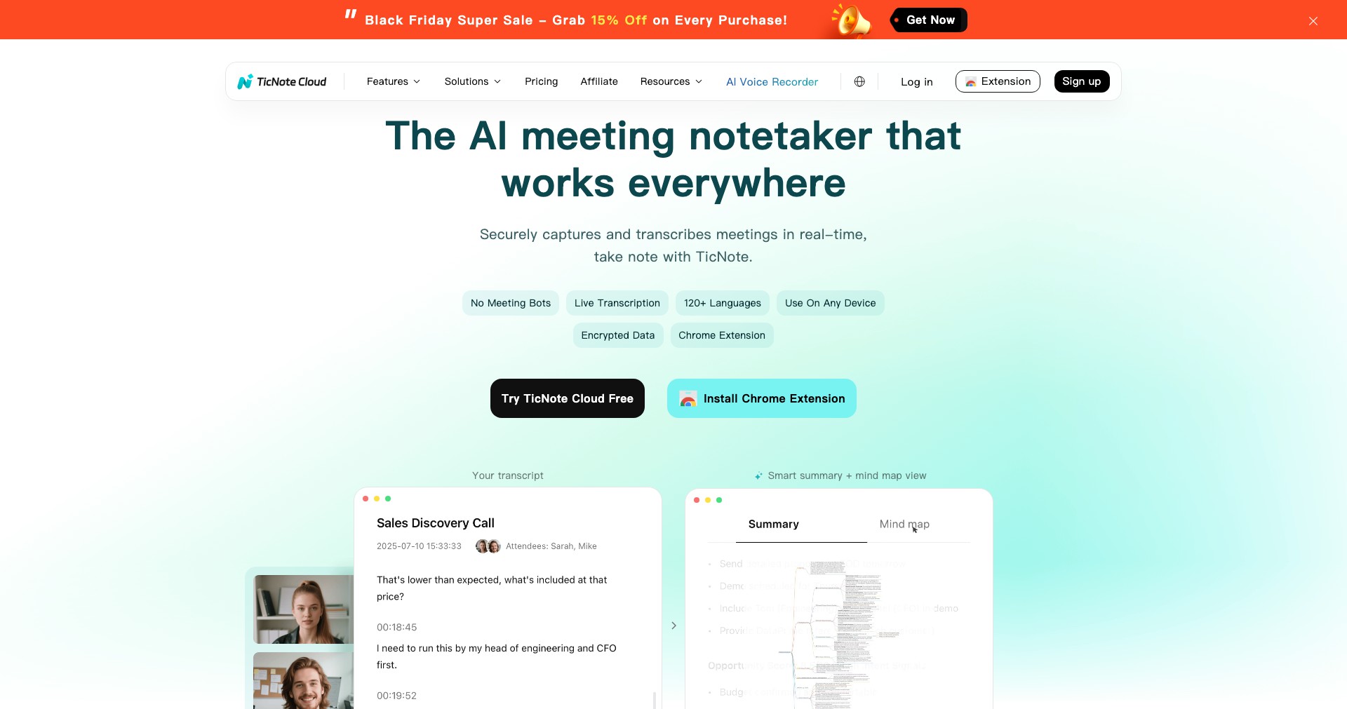 TicNote Cloud Screenshot