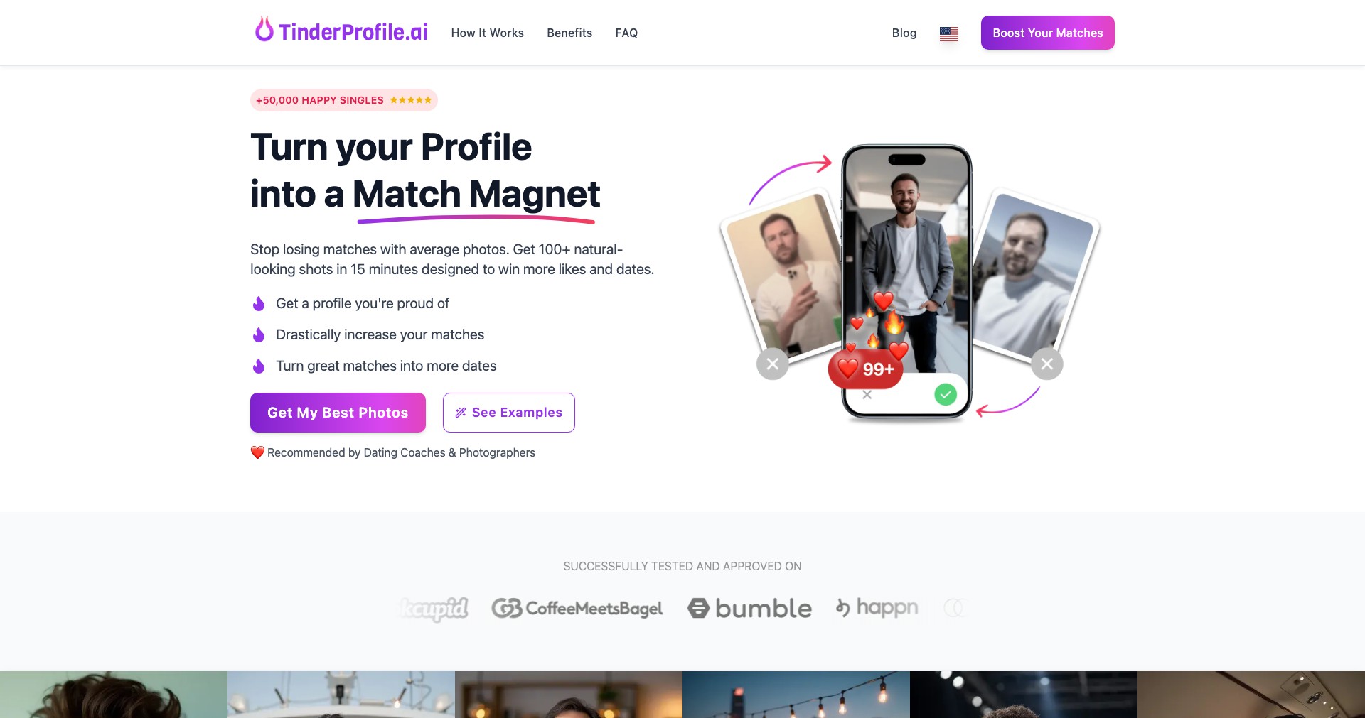 TinderProfile.ai Screenshot