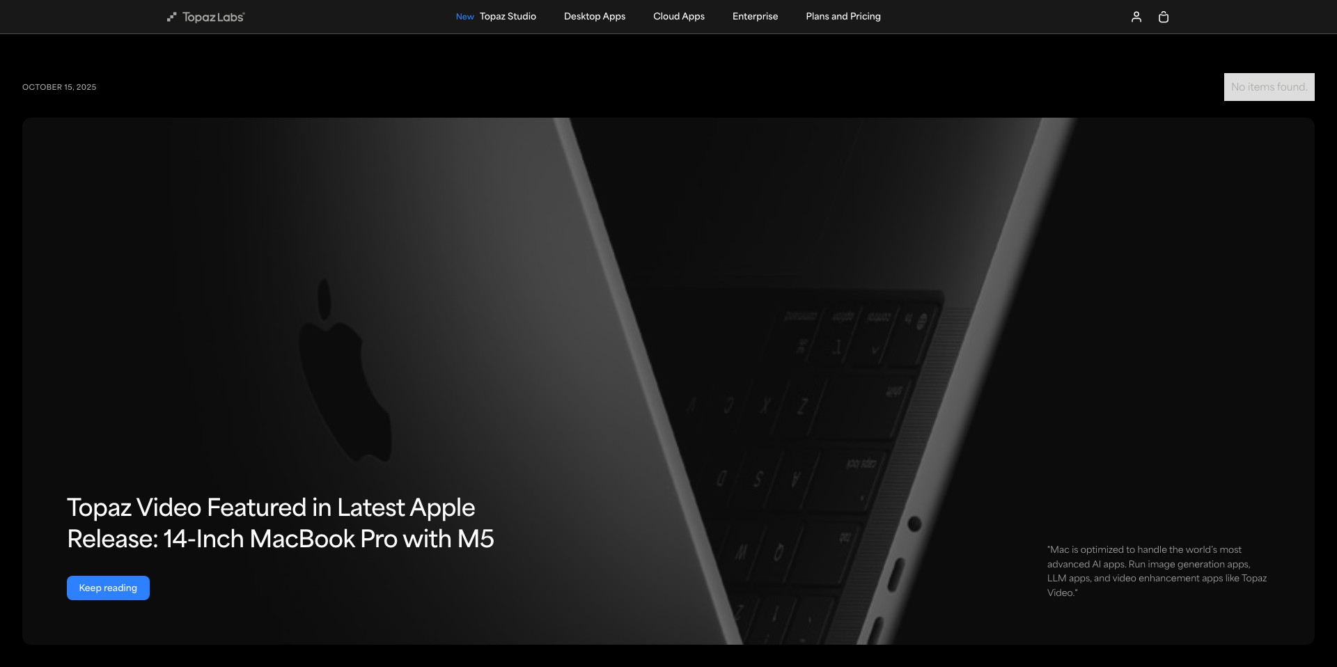 Topaz Labs Screenshot
