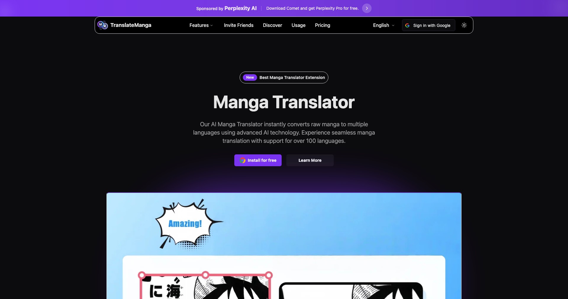 TranslateManga - Manga Translator & Manga Tracker Screenshot