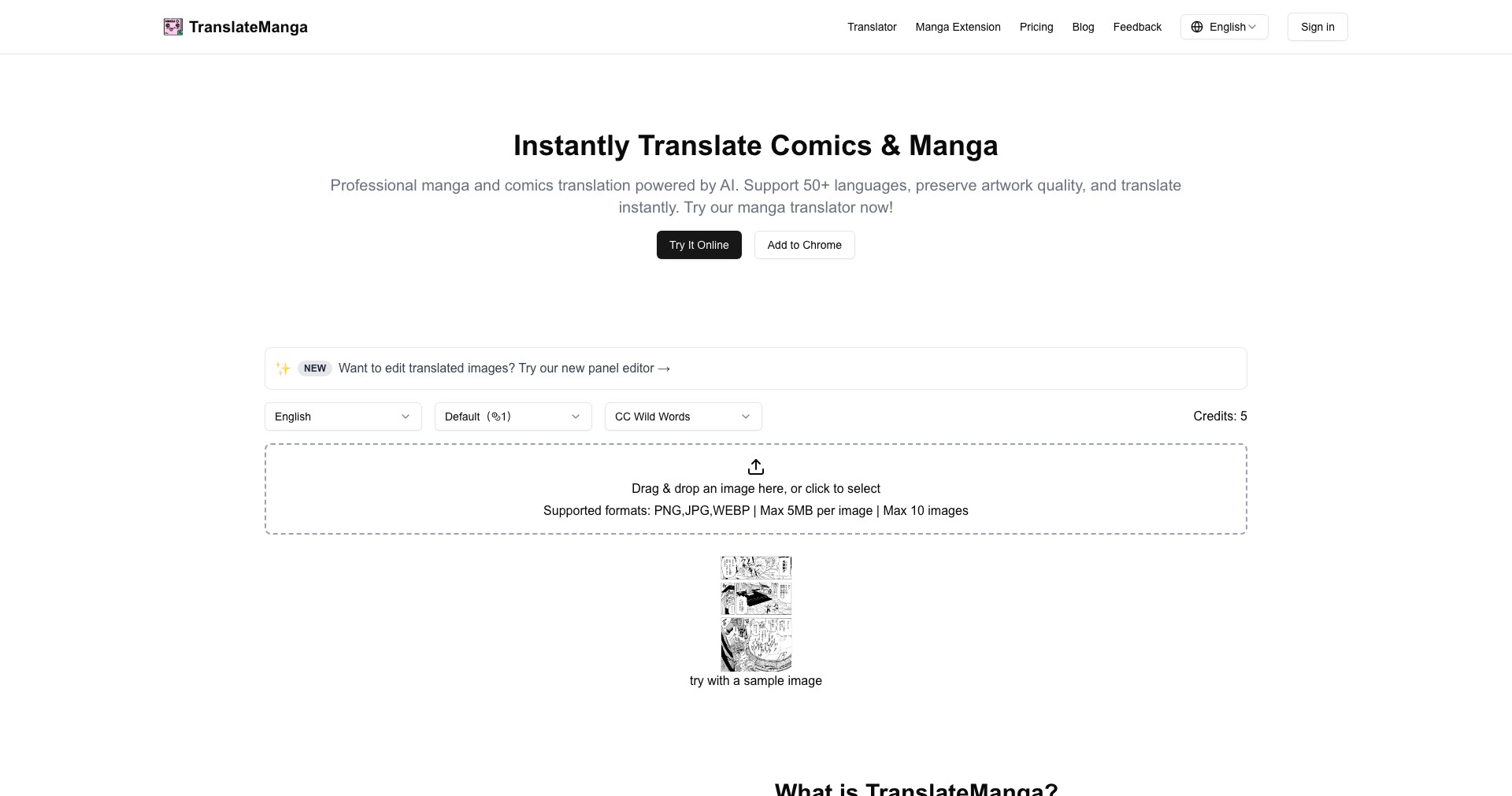 TranslateManga Screenshot