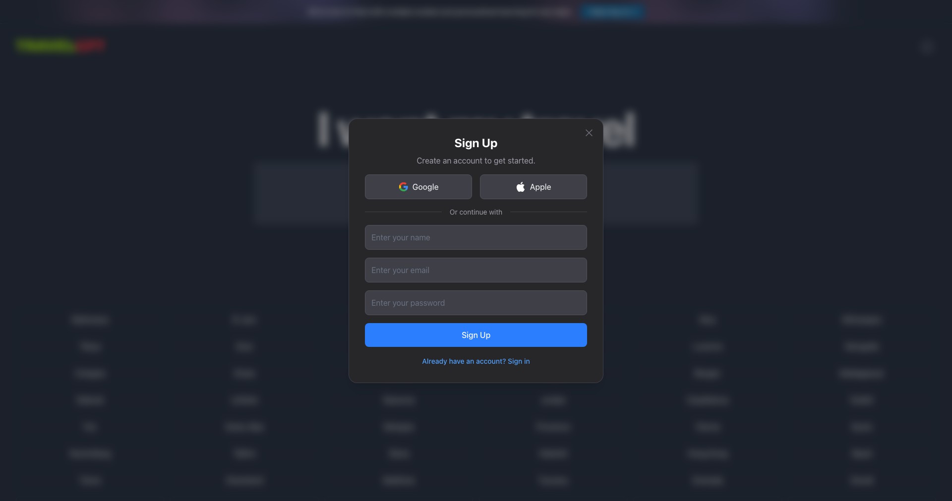 Travelgpt Screenshot