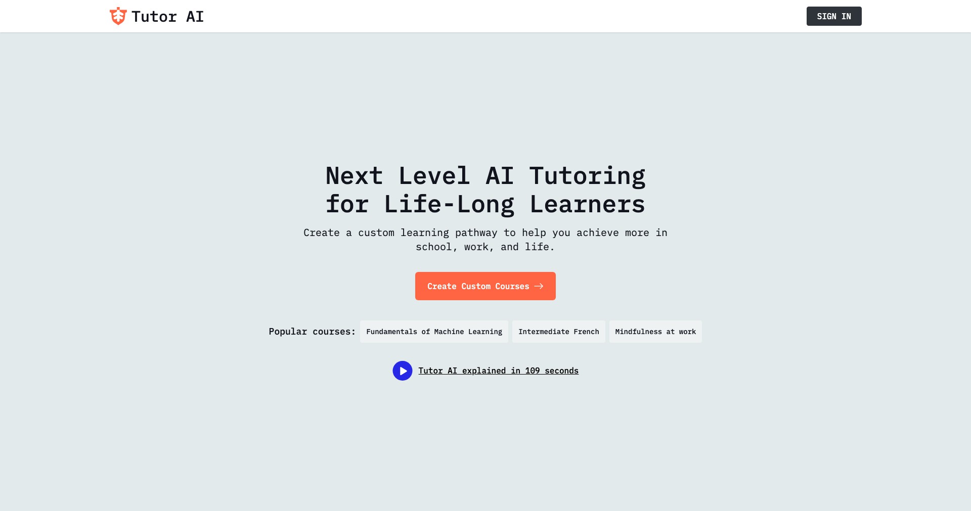 TutorAI Screenshot