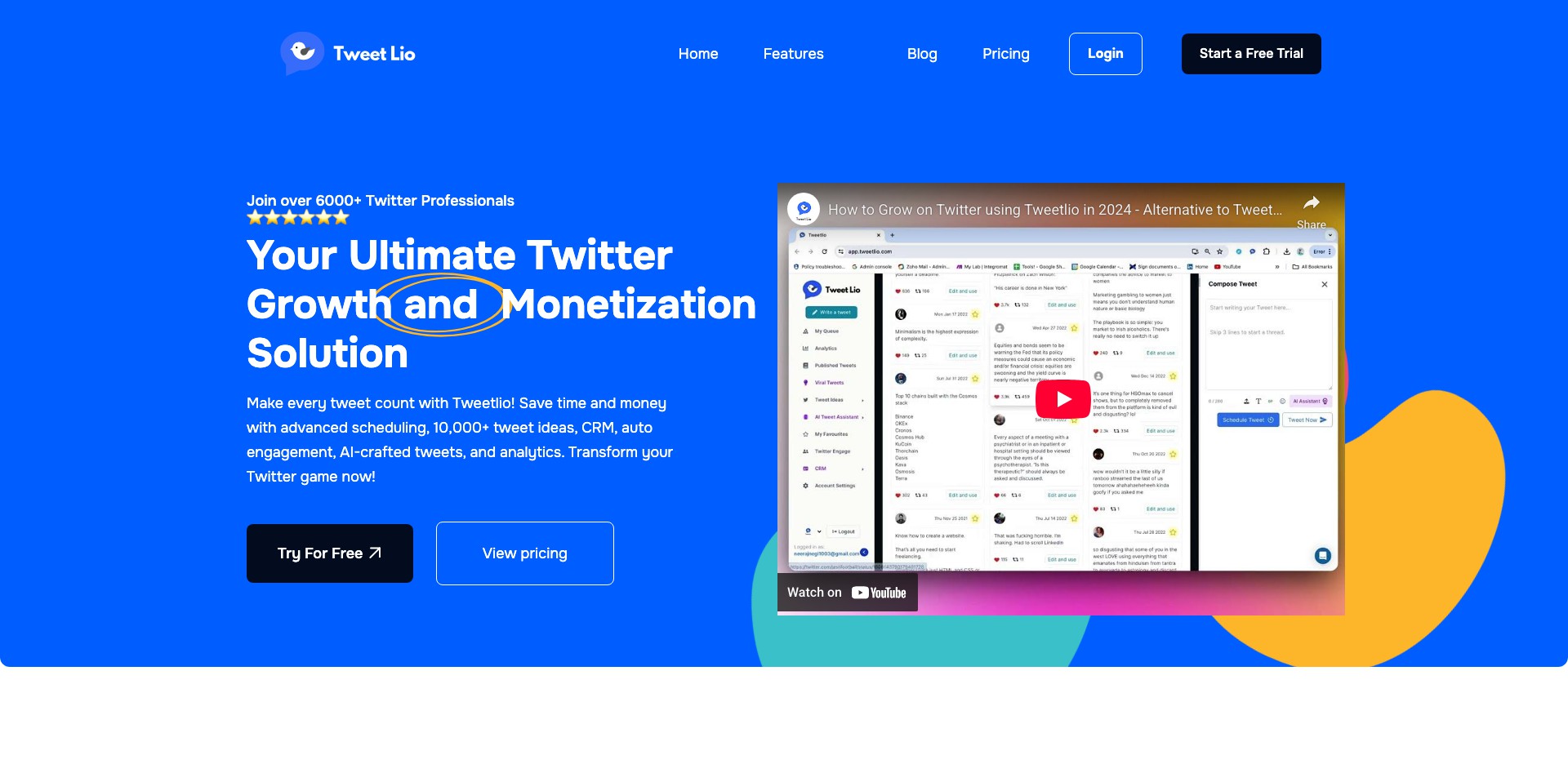 Tweetlio Screenshot