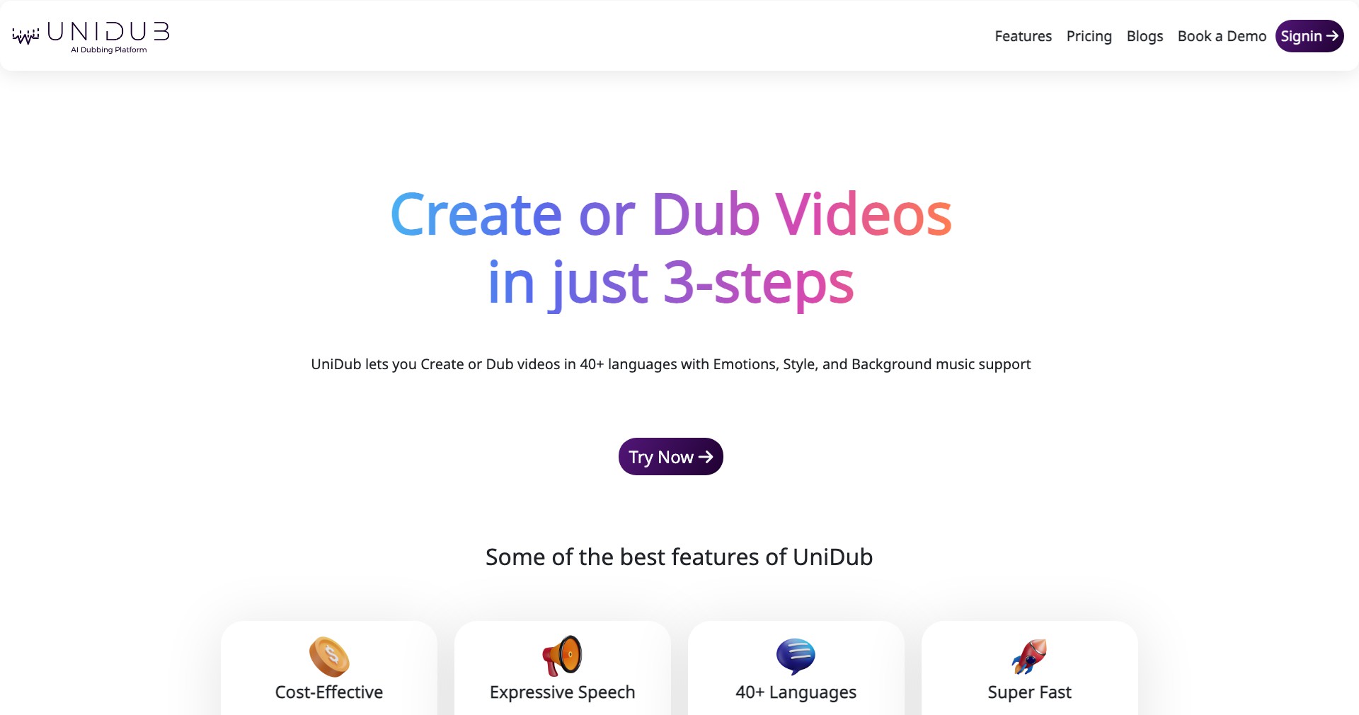 UniDub Screenshot