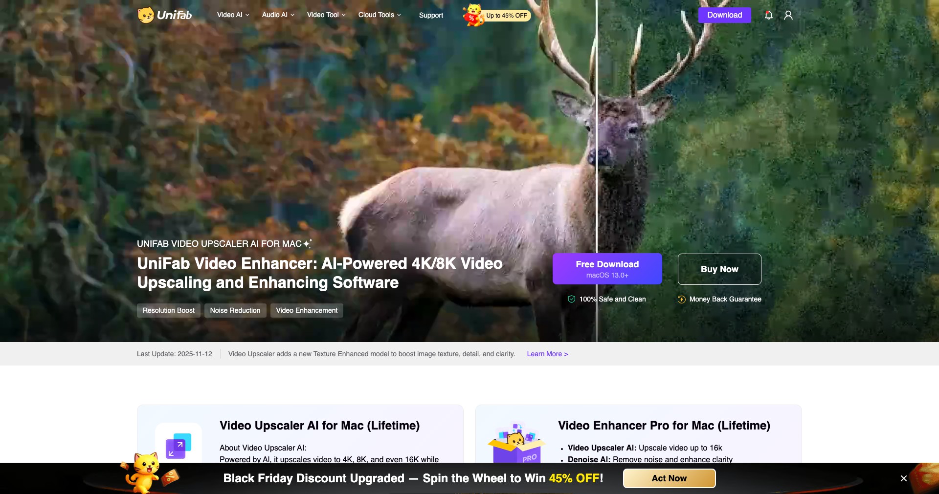 UniFab Video Enhancer Screenshot