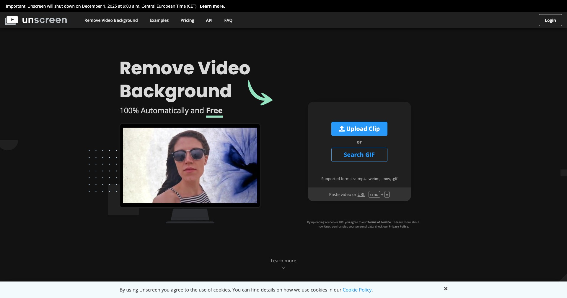 Unscreen Screenshot