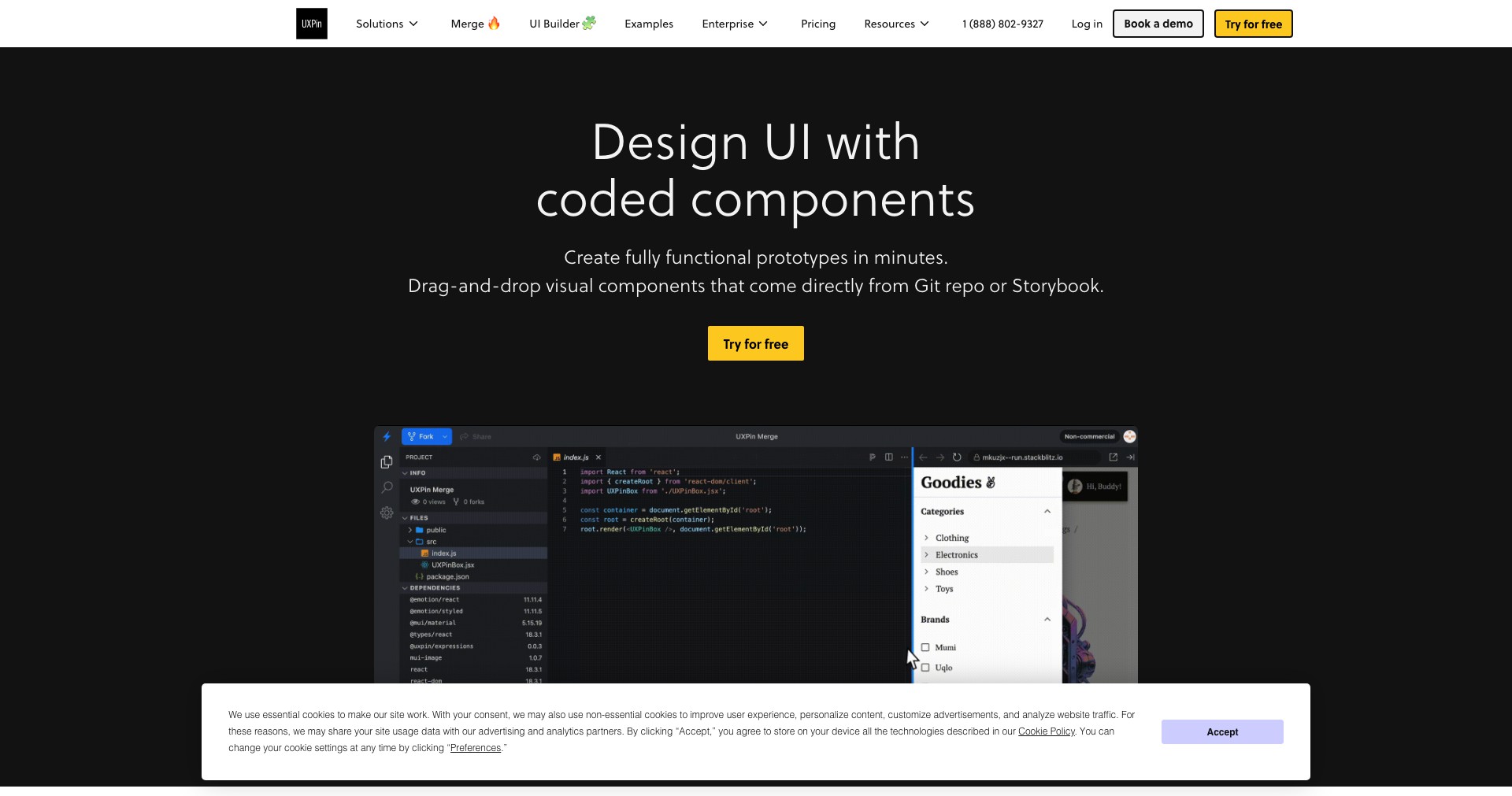 UXPin Screenshot