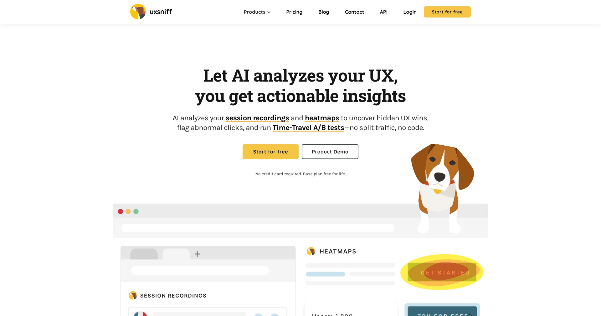 UXSniff Screenshot