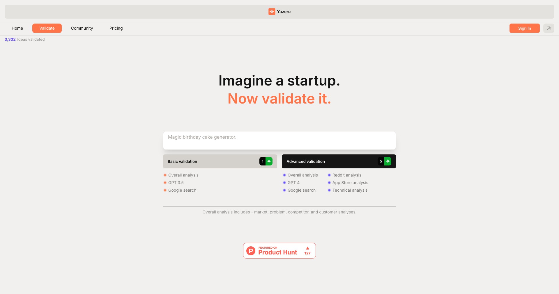 Validator by Yazero Screenshot