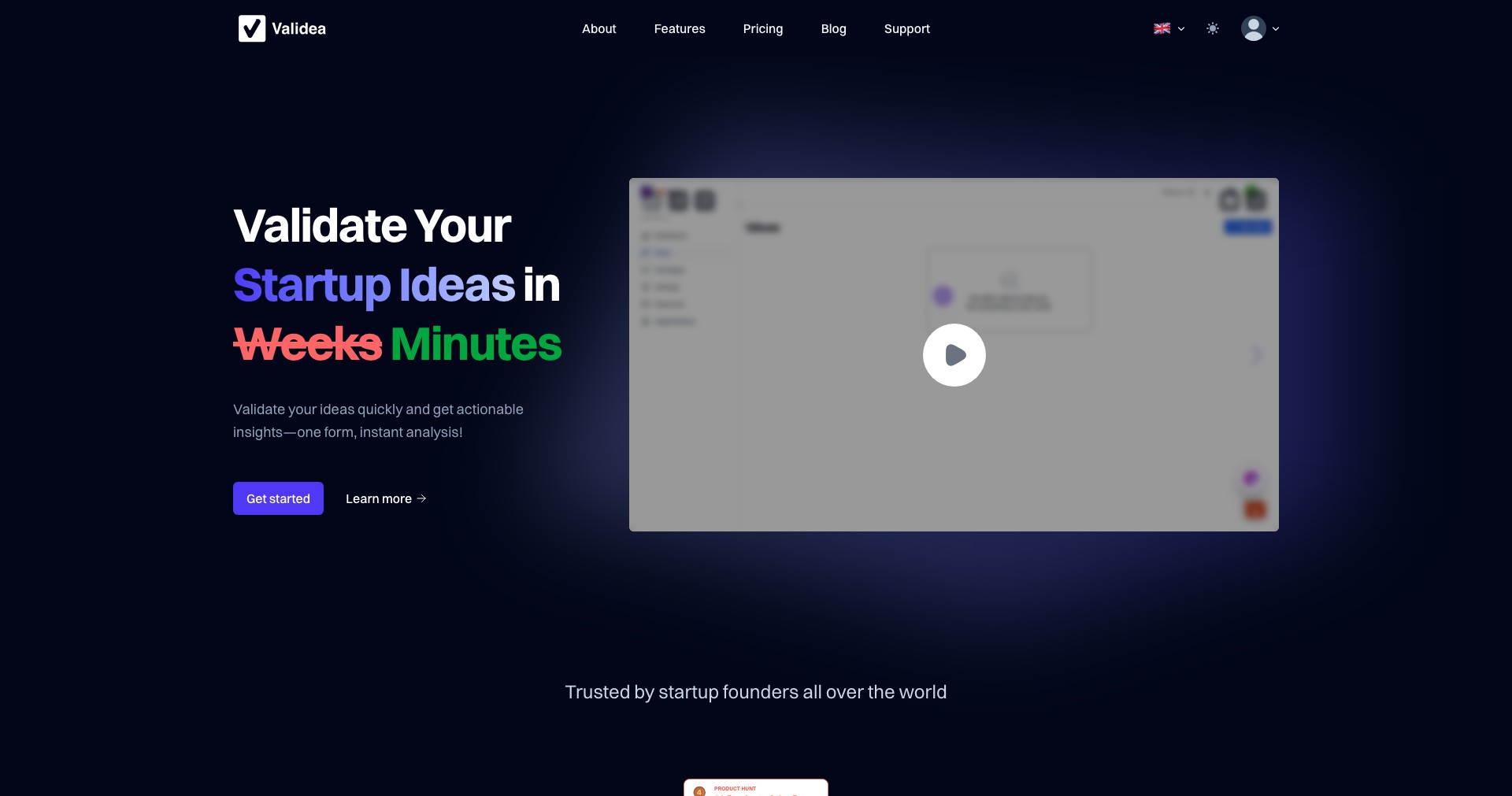 Validea Screenshot