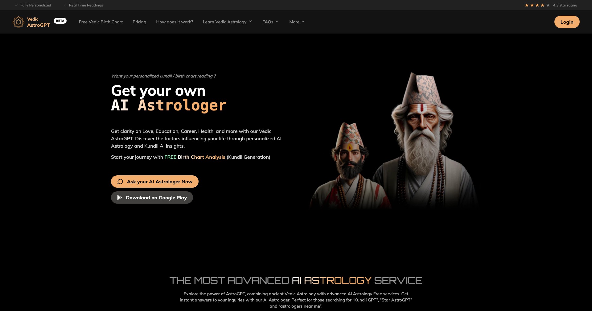 Vedic AstroGPT Screenshot