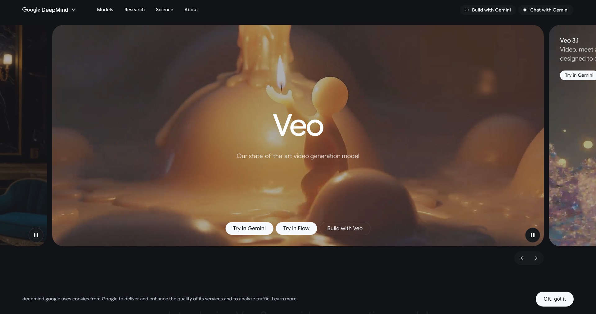 Veo v3.1 Screenshot