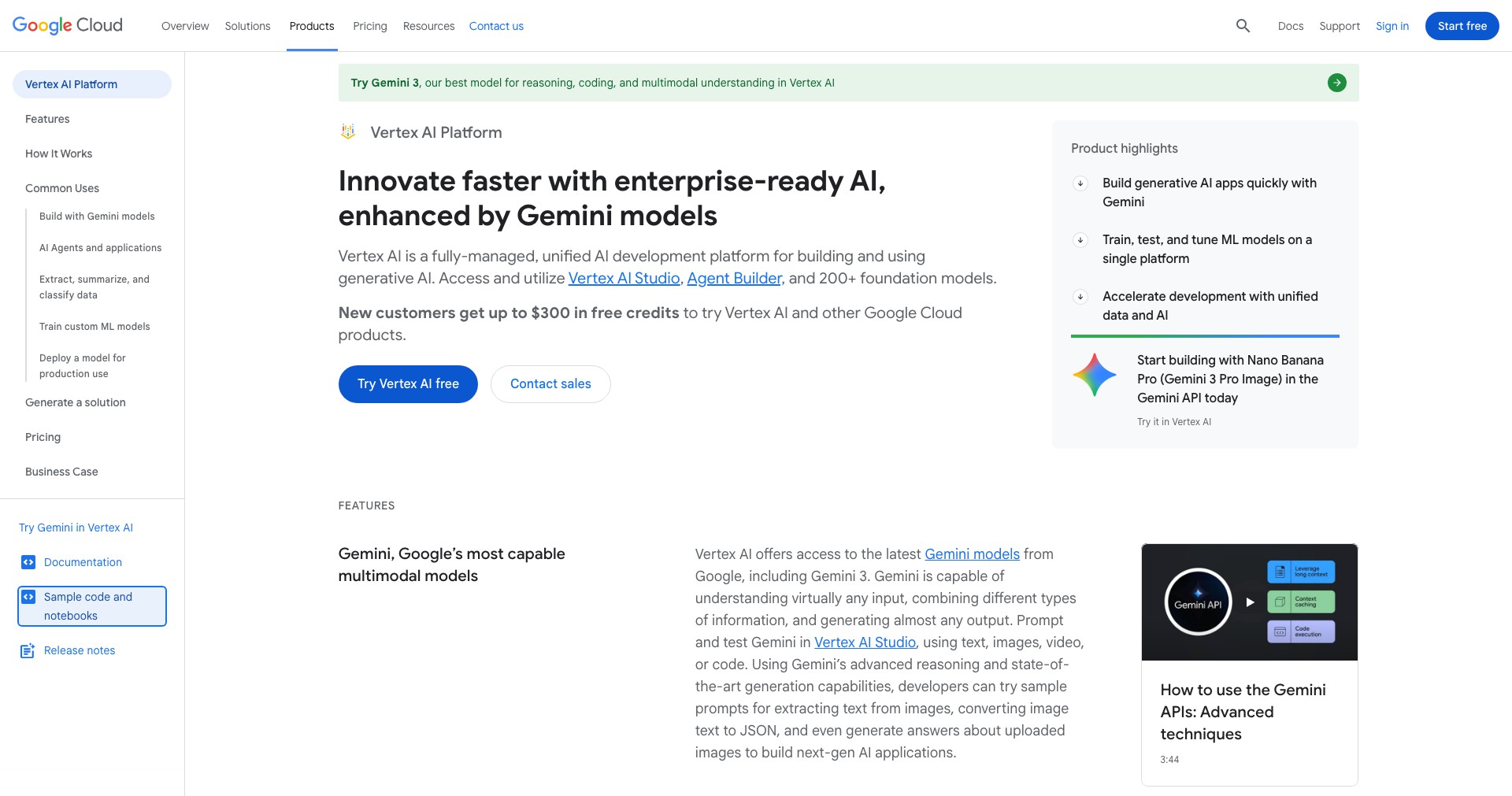 Vertex AI Screenshot