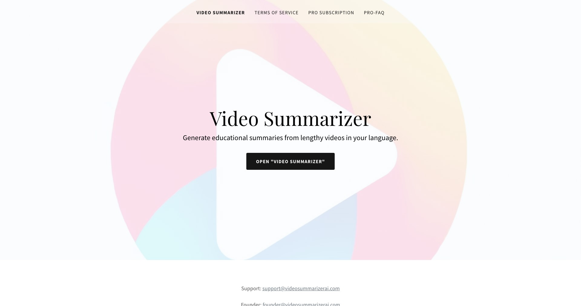 Video Summarizer AI Screenshot