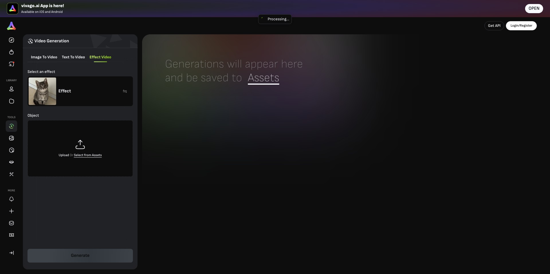 vivago.ai Screenshot