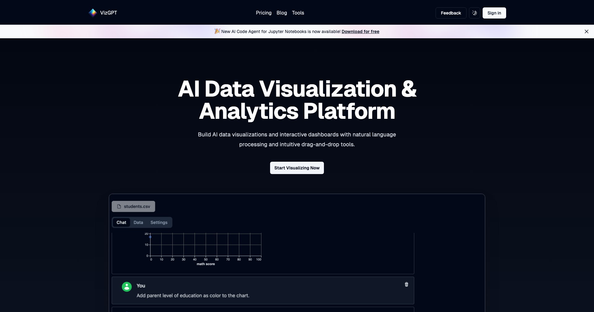 vizGPT Screenshot