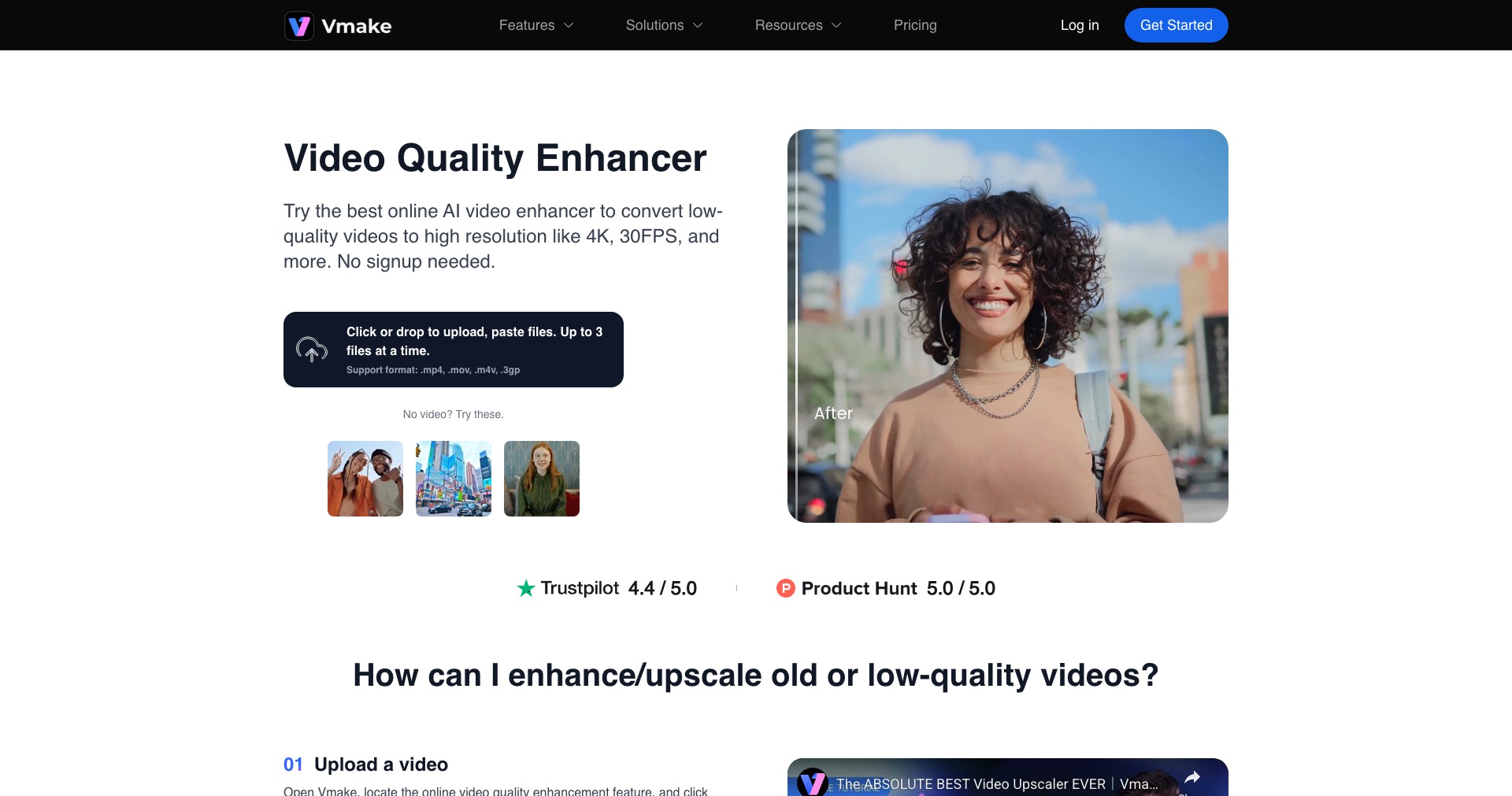 Vmake Video Enhancer Screenshot