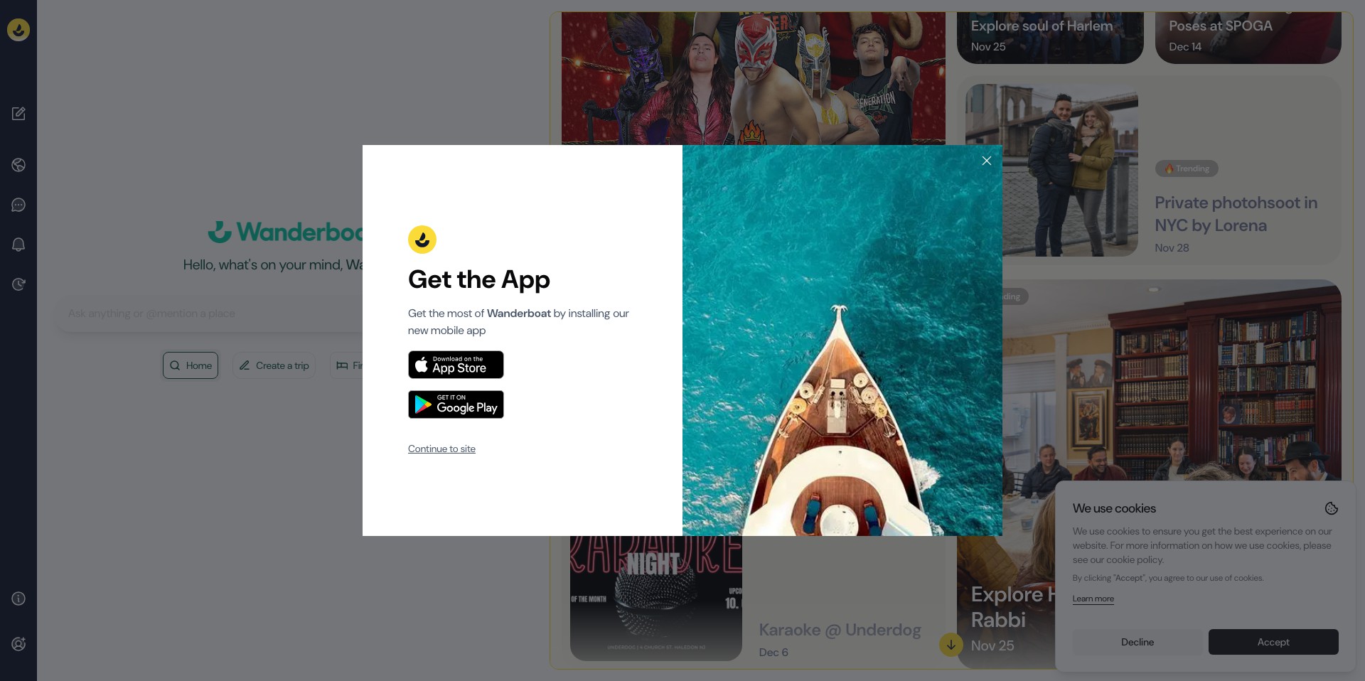 Wanderboat Screenshot
