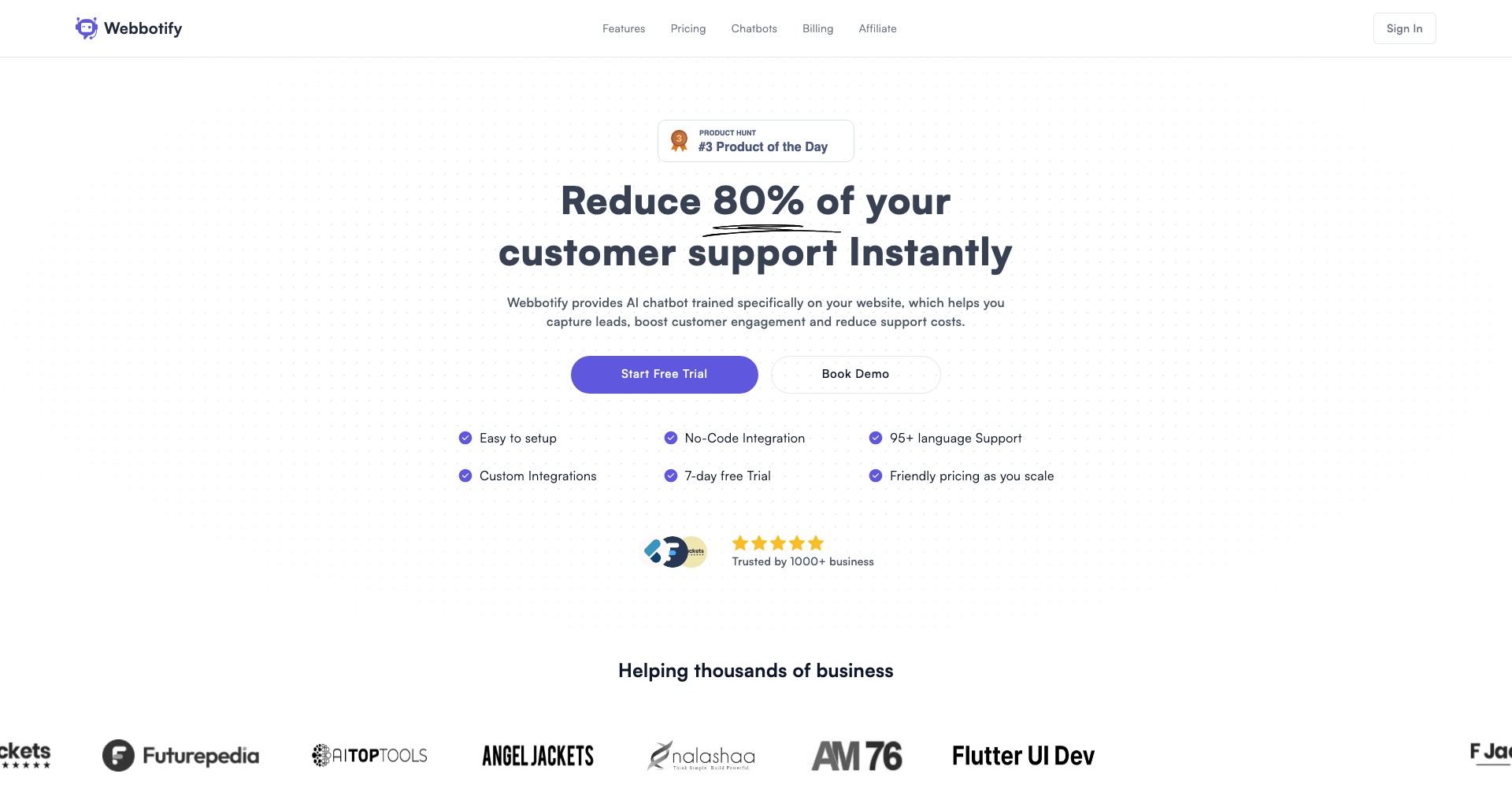 Webbotify Screenshot