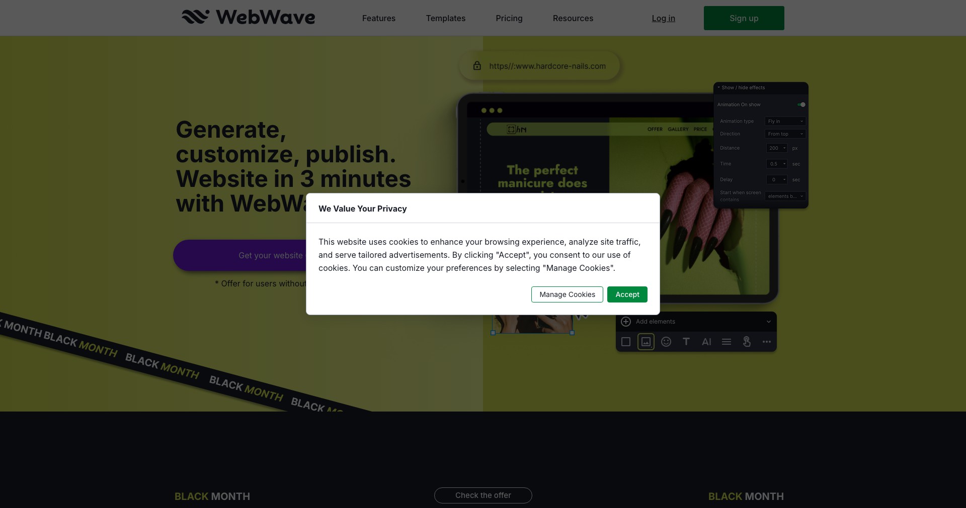 WebWave Screenshot