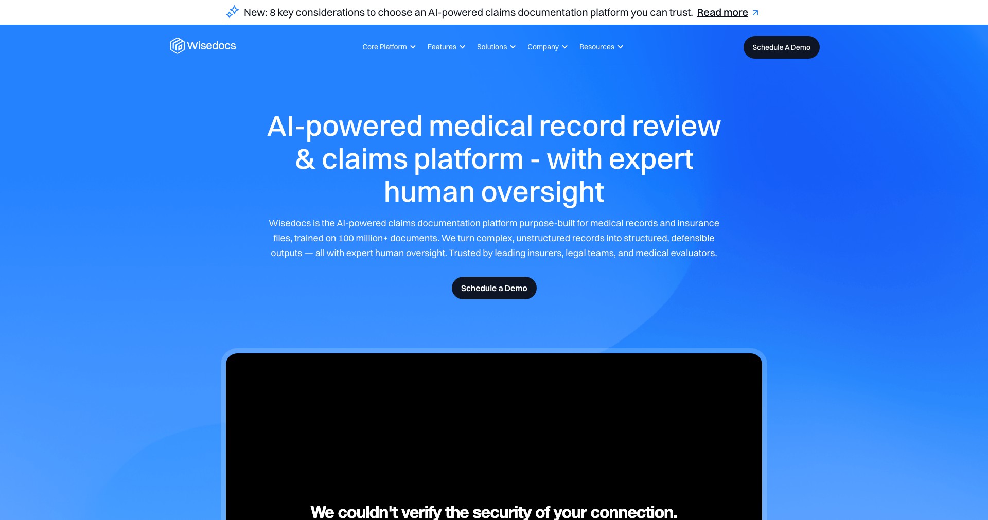 Wisedocs Screenshot