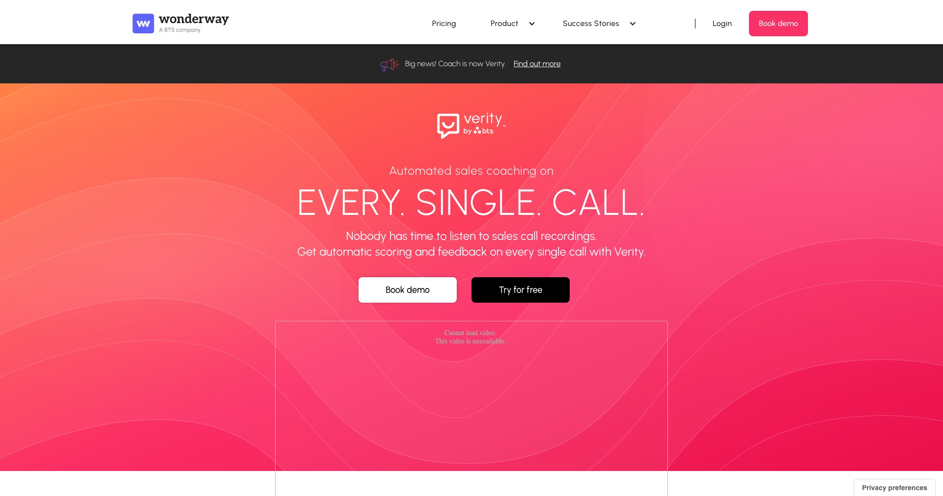 Wonderway Coach Screenshot