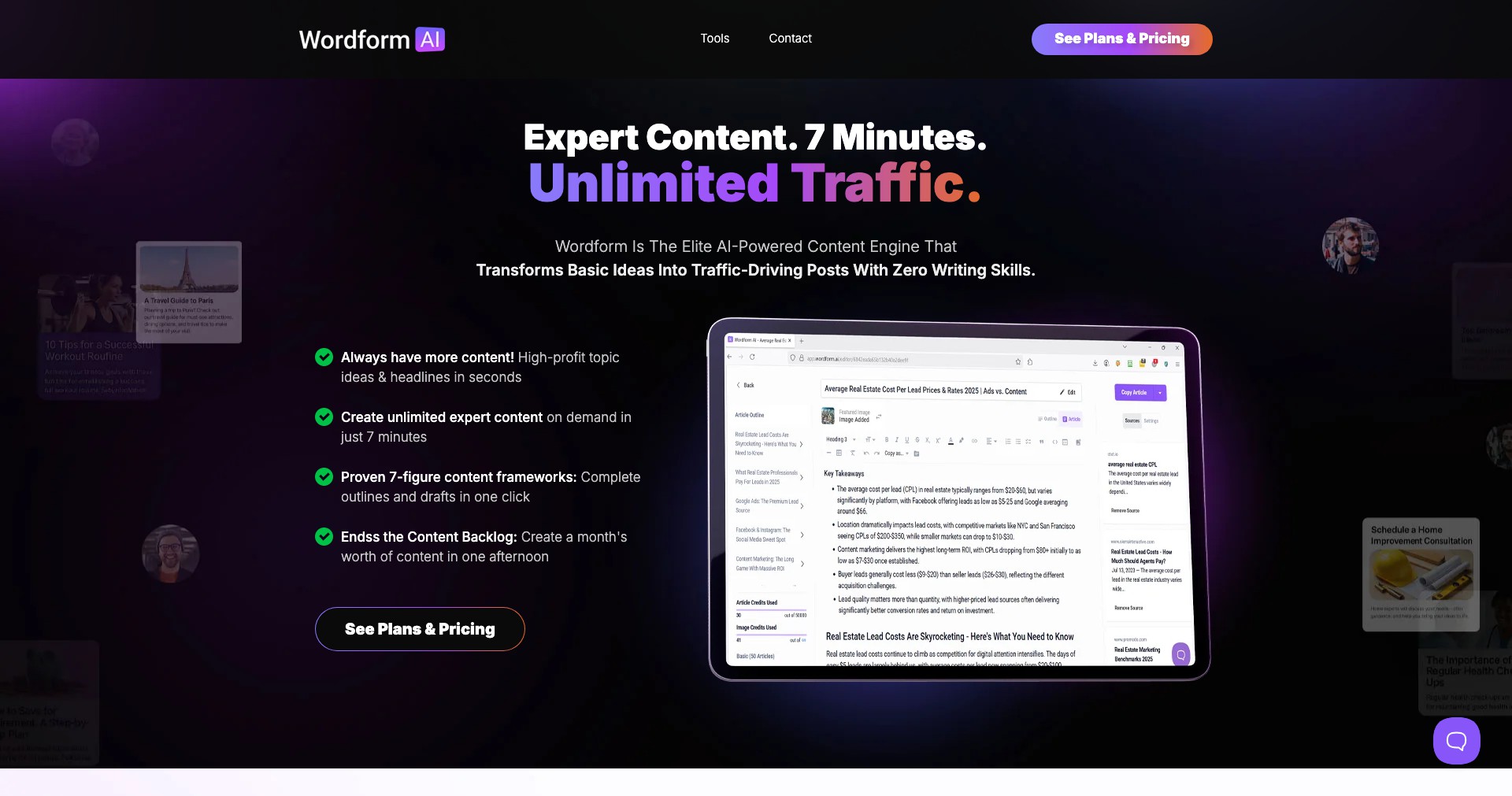 Wordform AI Screenshot