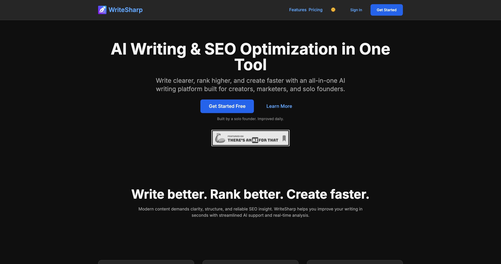 WriteSharp Screenshot