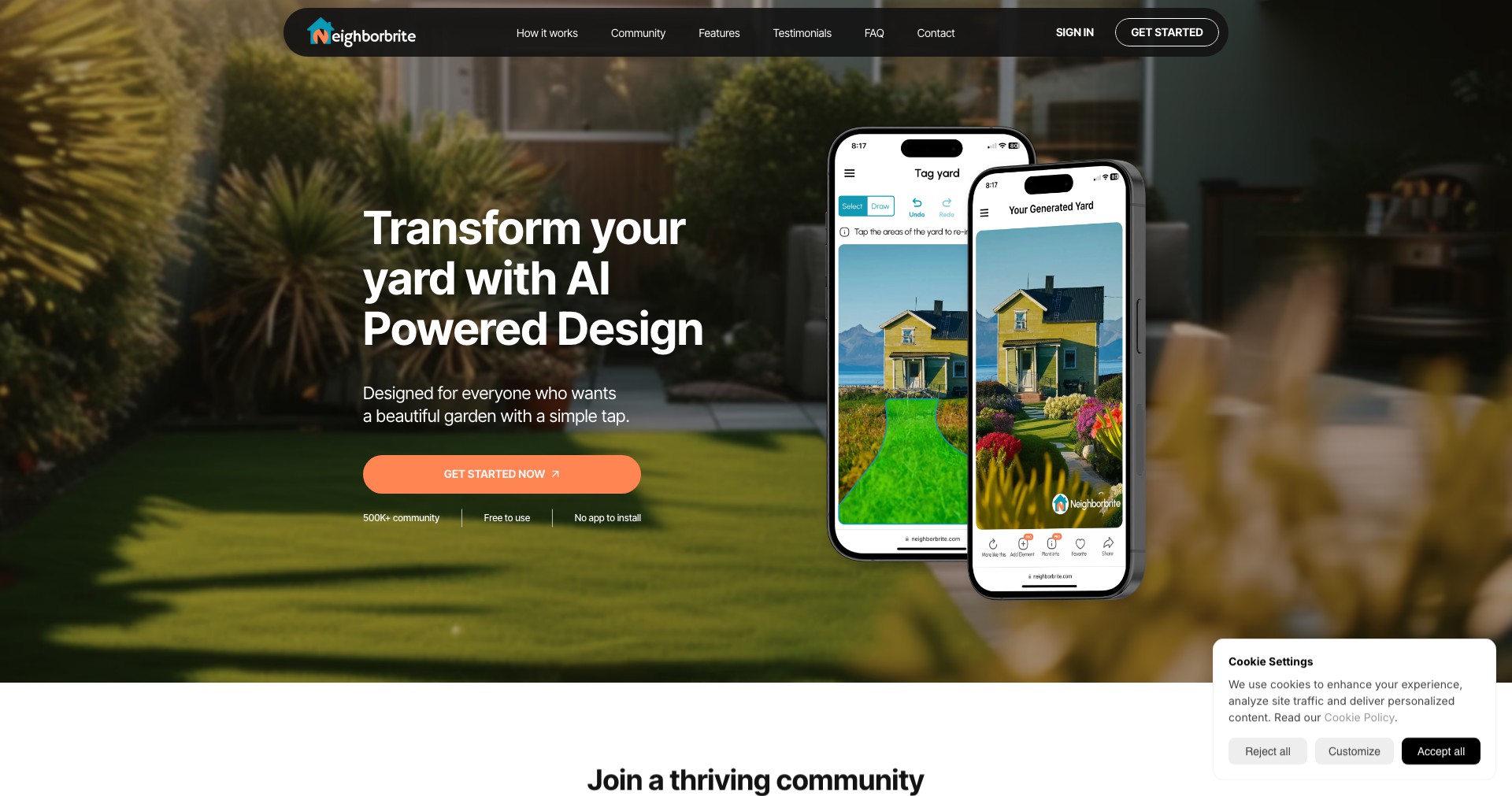 Yard Vision Screenshot