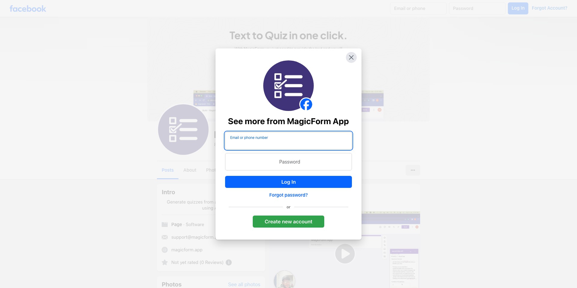 Youtube to Quiz Screenshot