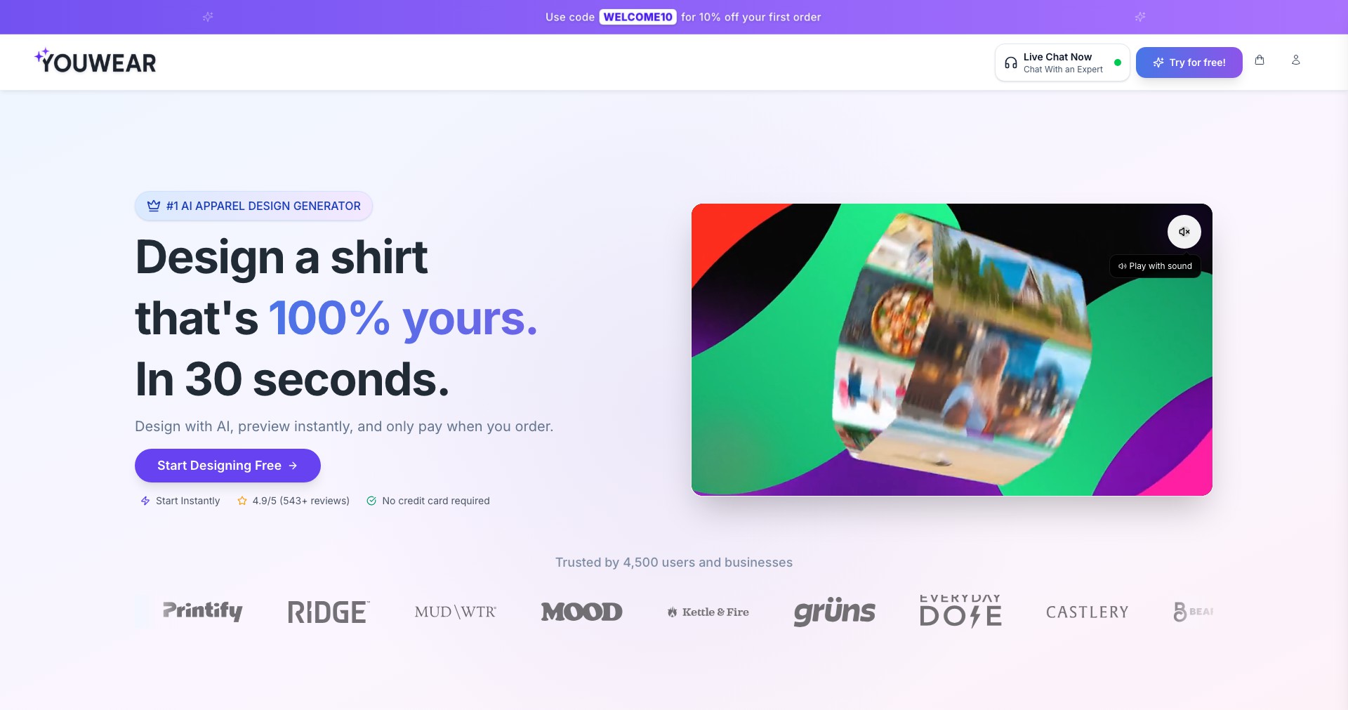 YouWear.ai Screenshot