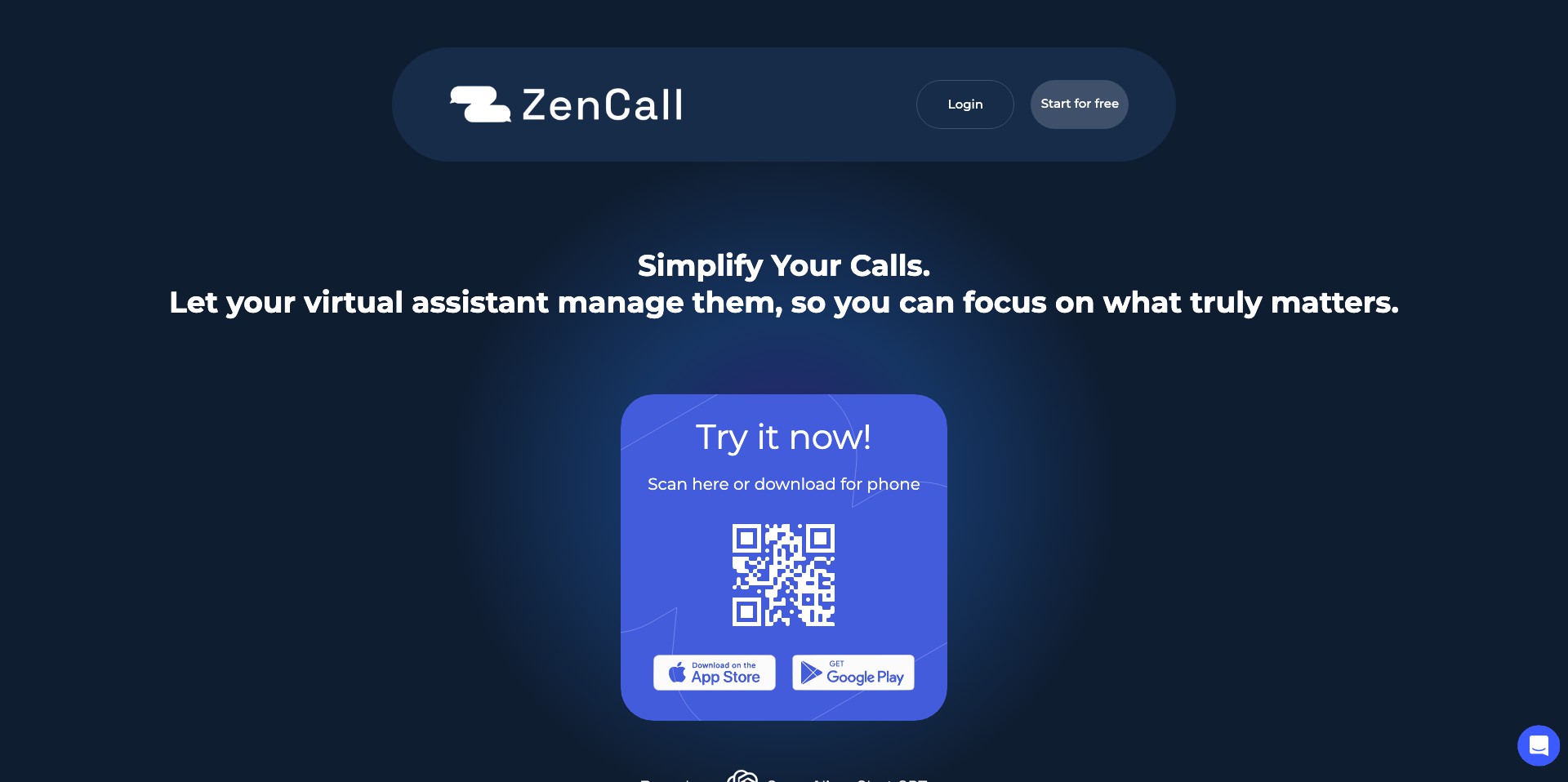 ZenCall v1.2 Screenshot