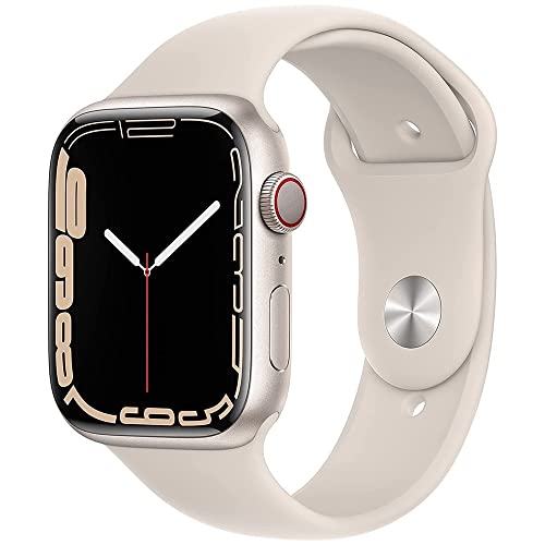 Large image for amazon product "Apple Watch Series 7 (GPS + Cellular, 45mm)"