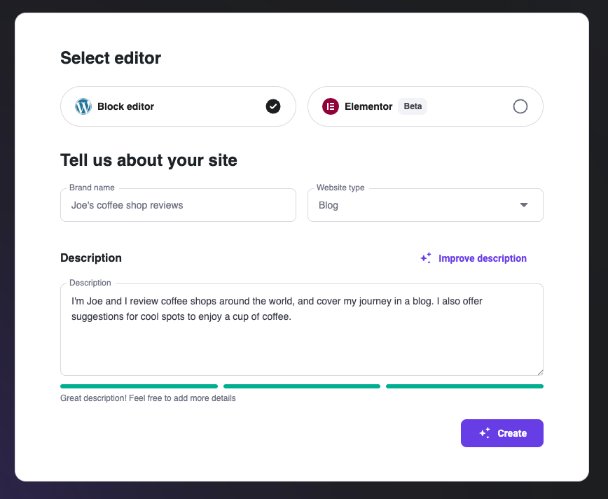 Creating a WordPress website in Hostinger