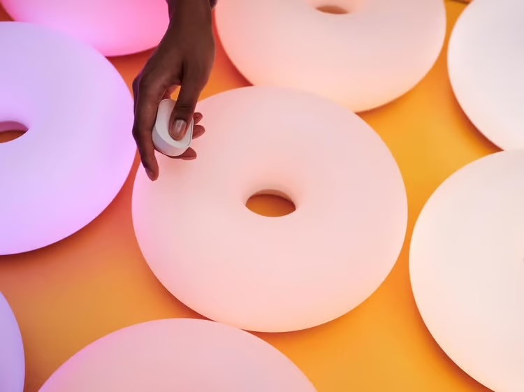 Ikea doughnut lamp