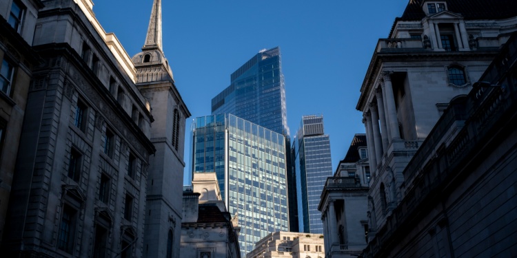 London buildings old and new.