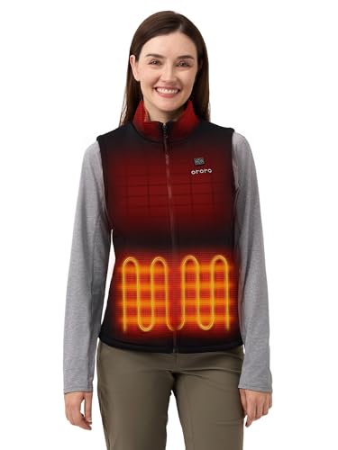 Large image for amazon product "ORORO [Upgraded] Women's Heated Fleece Vest"