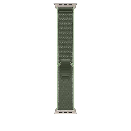 Large image for amazon product "Apple Watch Band – Trail Loop 49mm, Green/Neon"