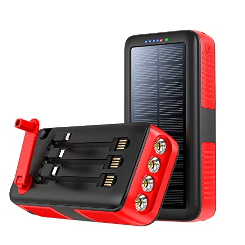 Large image for amazon product "boogostore Solar Charger Power Bank 63200mAh, Portable Charger wit…"