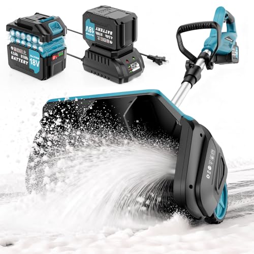 Large image for amazon product "Lemolifys 17-inch Cordless Snow Shovel"