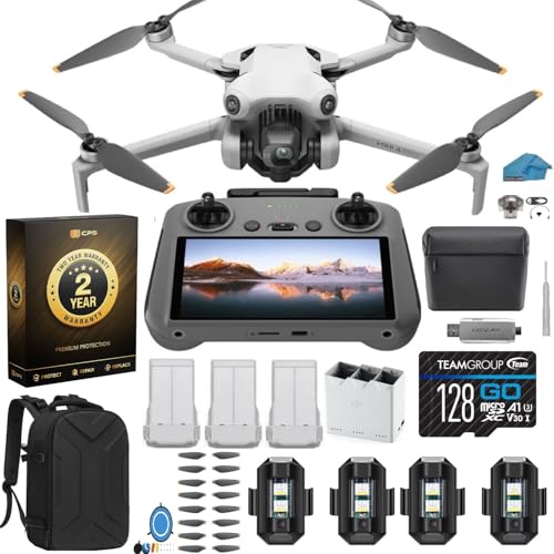 Large image for amazon product "DJI Mini 4 Pro Folding Drone with RC 2 Remote"