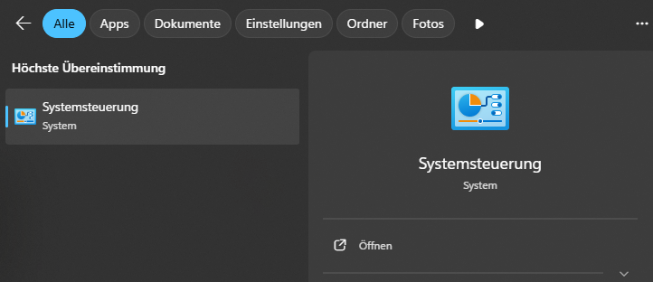 öffne-windows-systemsteuerung