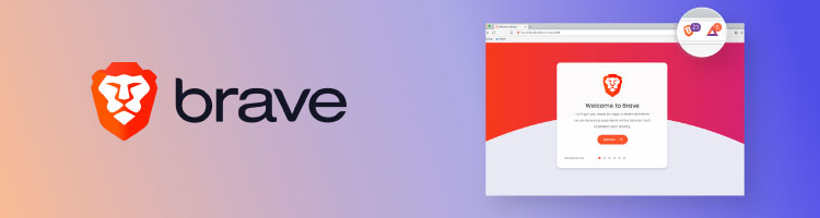 Brave browser banner
