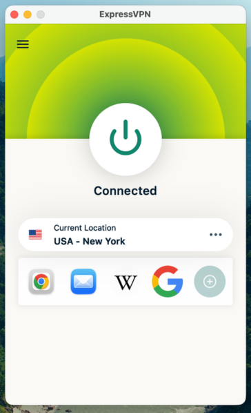 ExpressVPN desktop interface new2