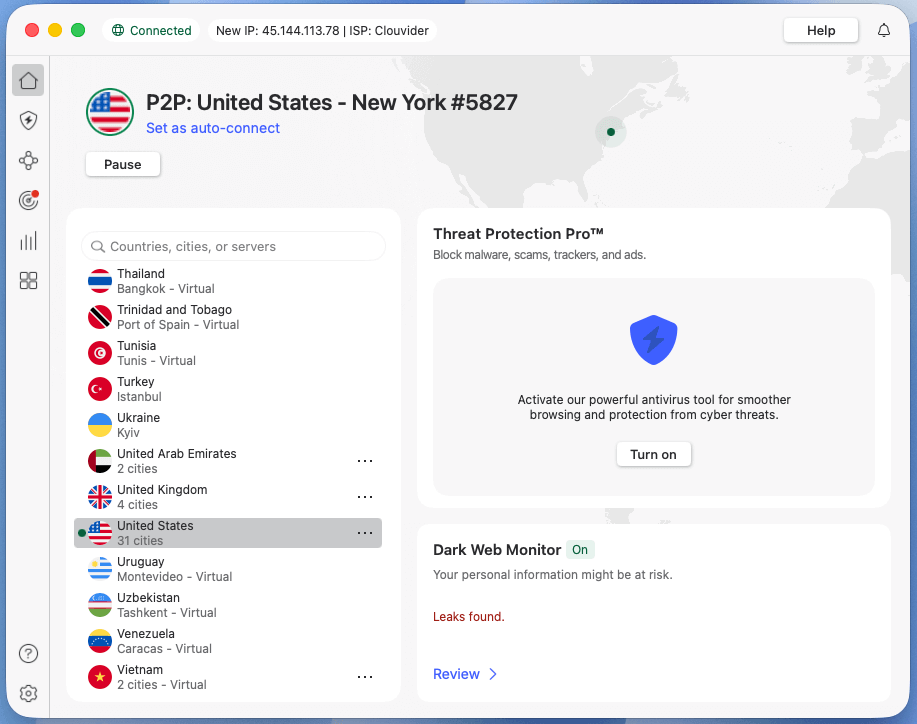nordvpn-connected-to-Us-new-york