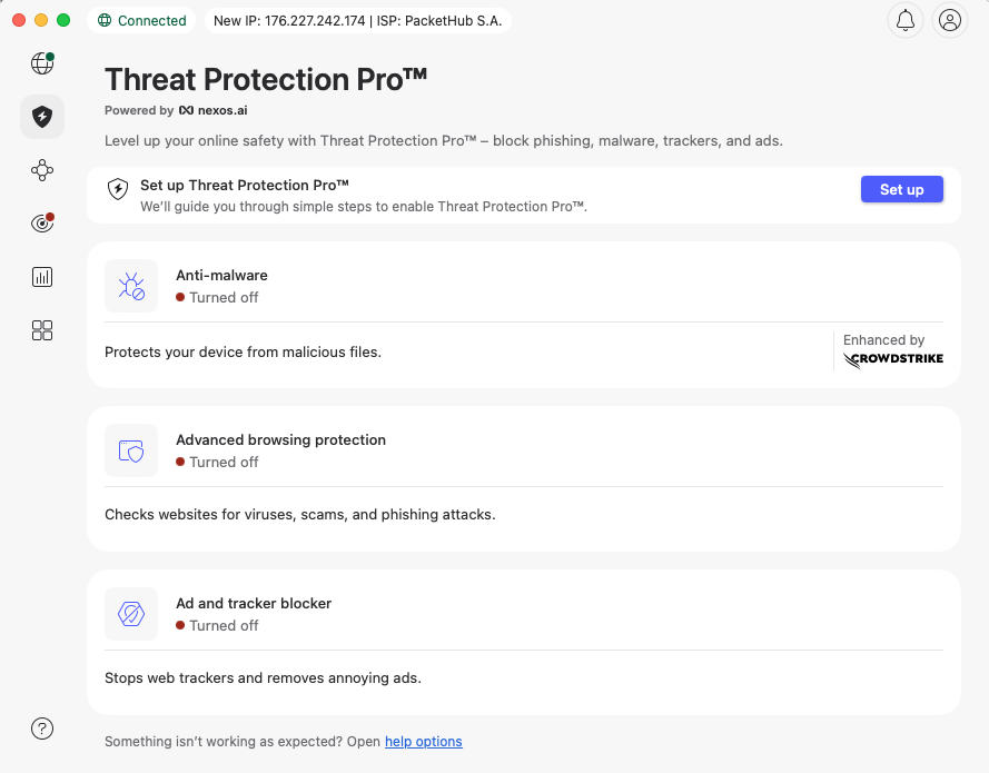nordvpn threat protection pro macos feb 2026