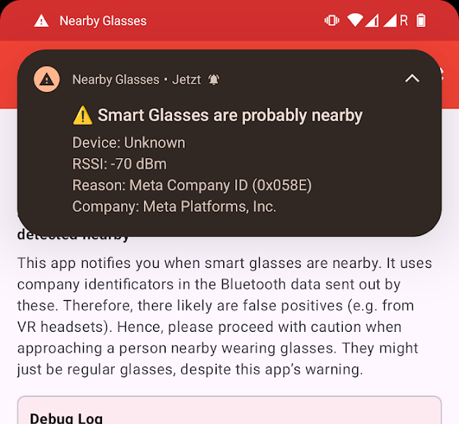 smart glass detection