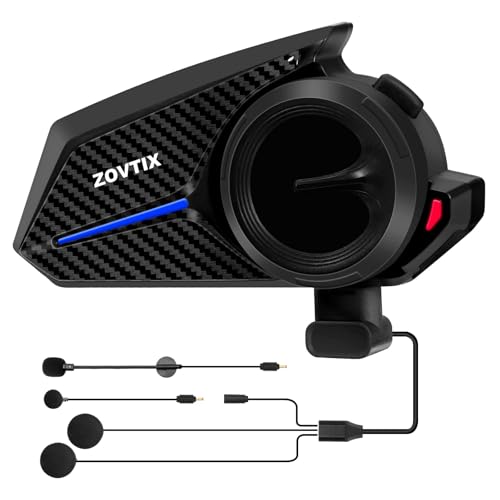 Large image for amazon product "ZOVTIX X8 Motorcycle Helmet Headset"